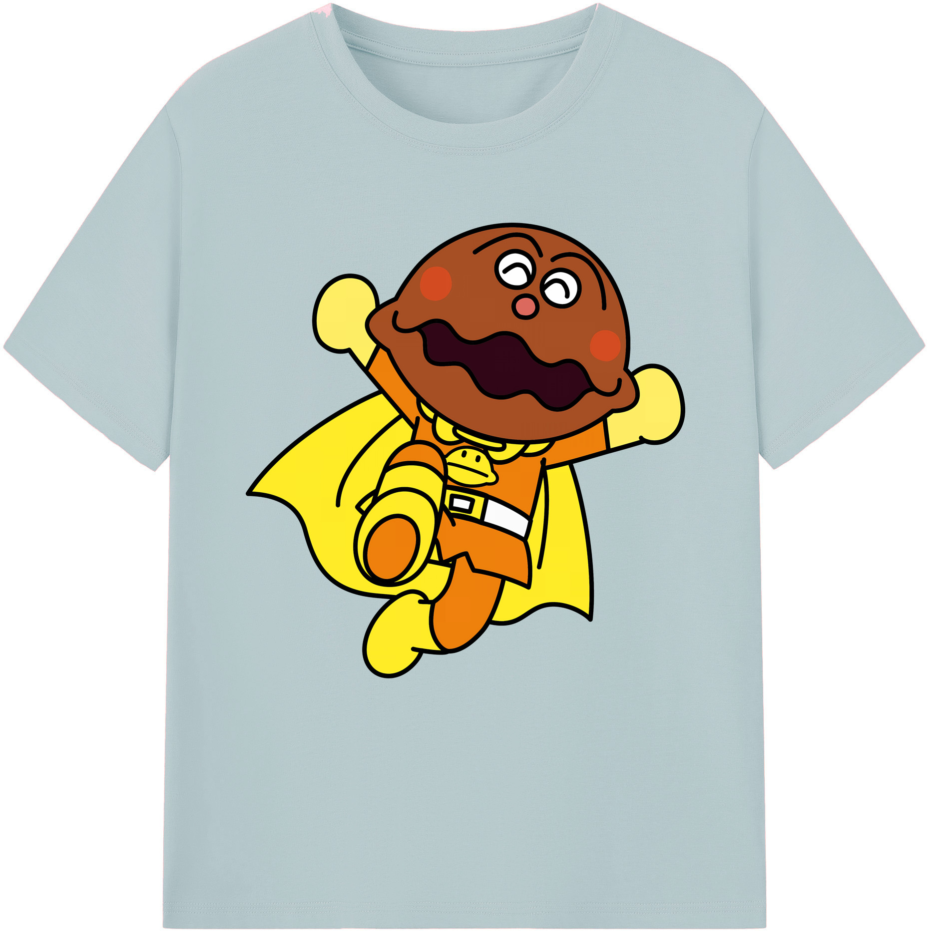 （画像用） アンパンマン Anpanman 綿100％半袖Tシャツ（フロントプリント）